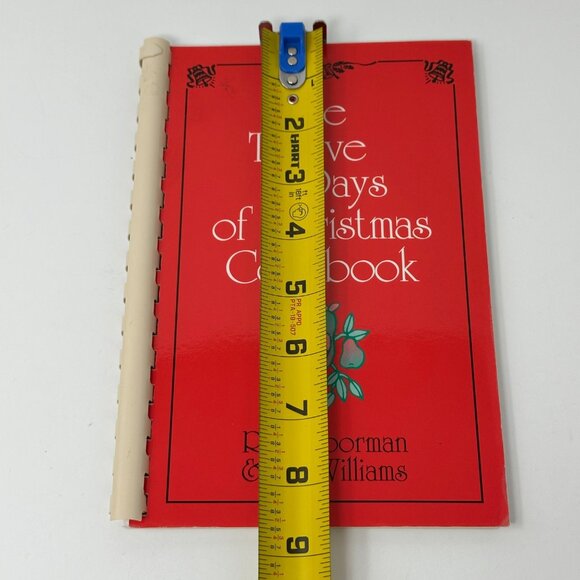 The Twelve Days Of Christmas Cookbook Spiral Bound Holiday Recipes - Picture 10 of 12